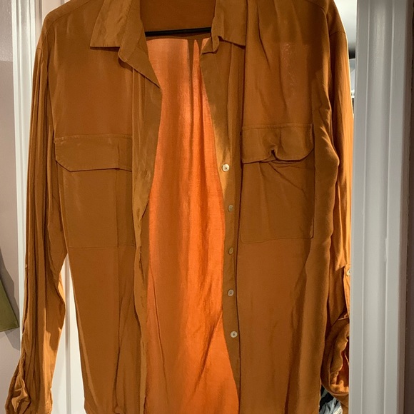 Brown button down - Picture 4 of 4
